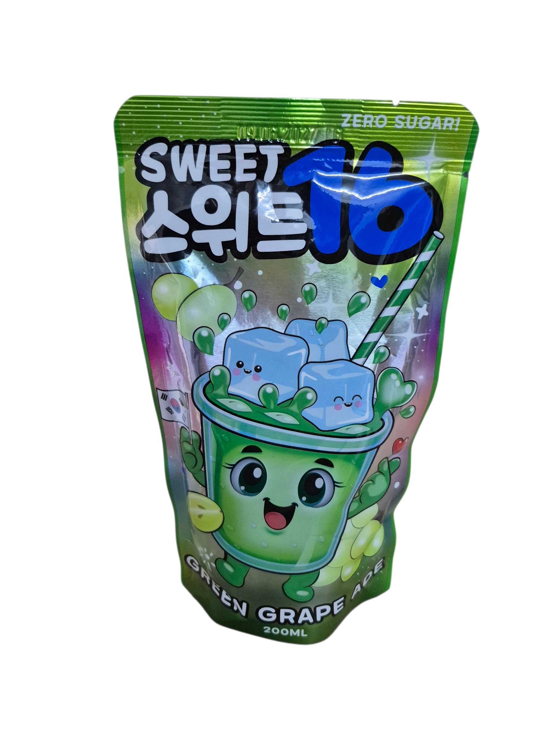 Sweet16 - Grüne Traube Ade Ohne Zucker 200ml