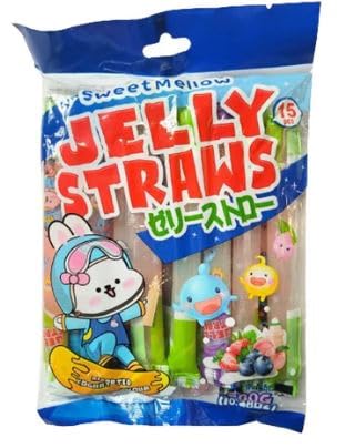 SweetMellow Jelly Straws Yoghurt Flavours 300g