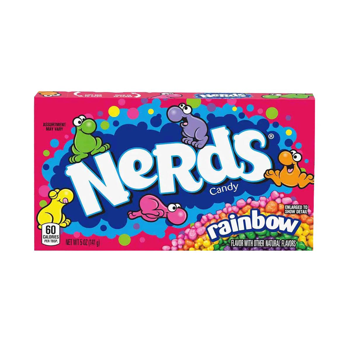 Wonka Nerds | Rainbow 141g, Fruchtgummi, amerikanische Süßigkeiten, USA