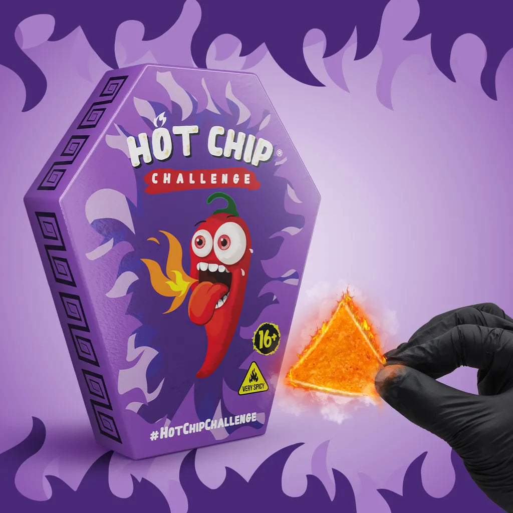 HOT-CHIP Challenge NEUE 2024er Version, 1 Stück ab 16 Jahren MHD:24.04.2025