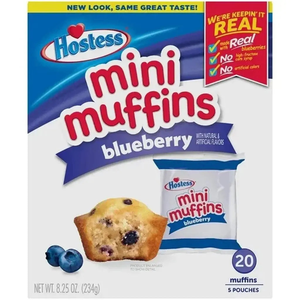 Hostess Mini Muffins Blueberry 234g---AUSVERKAUF --