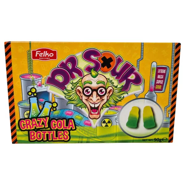 Dr. Sour Crazy Cola Bottles 90g