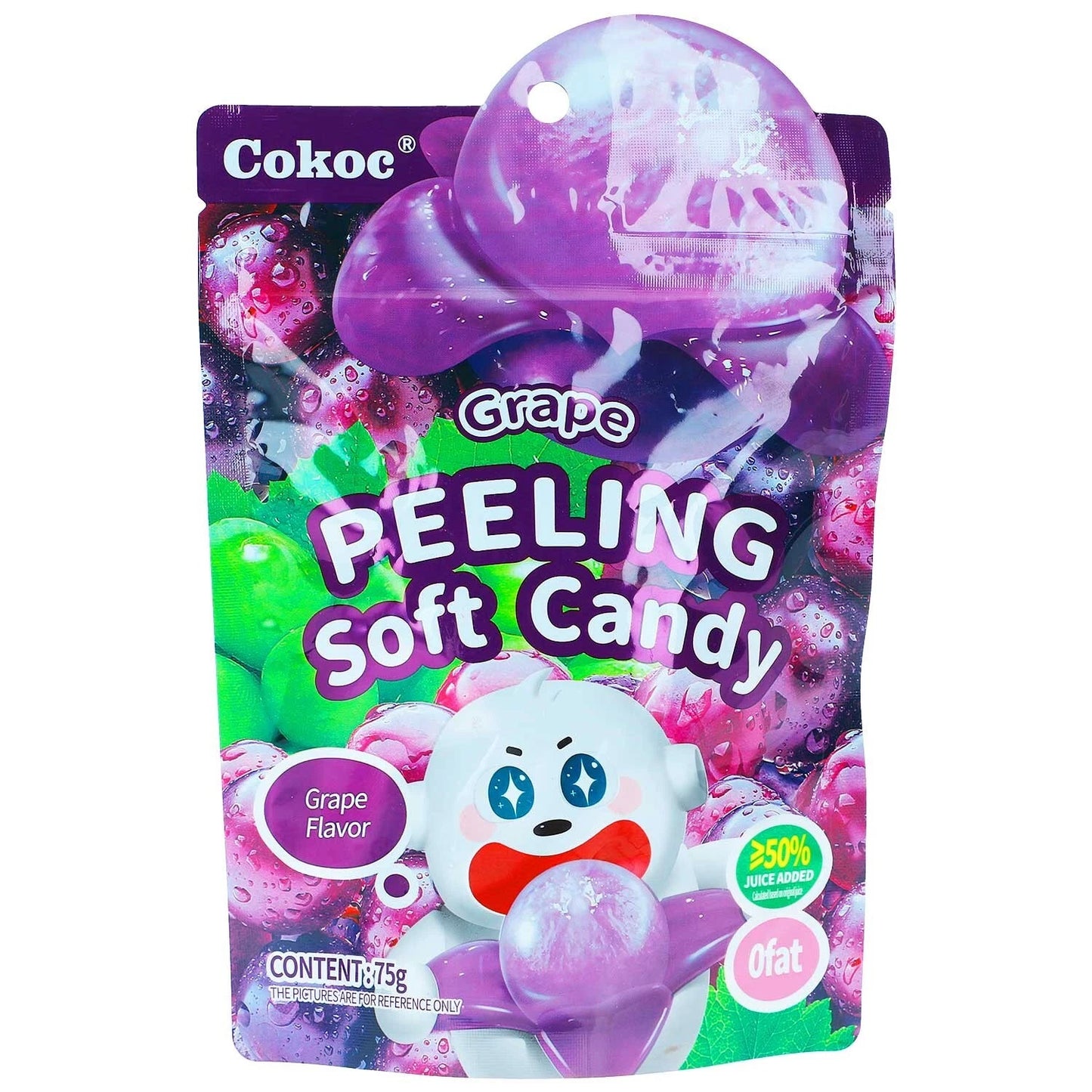 Cokoc Peeling Soft Candy Grape 75g