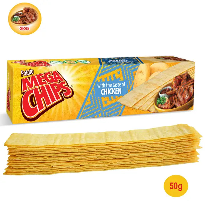 Chicken Potato Mega Chips 50g