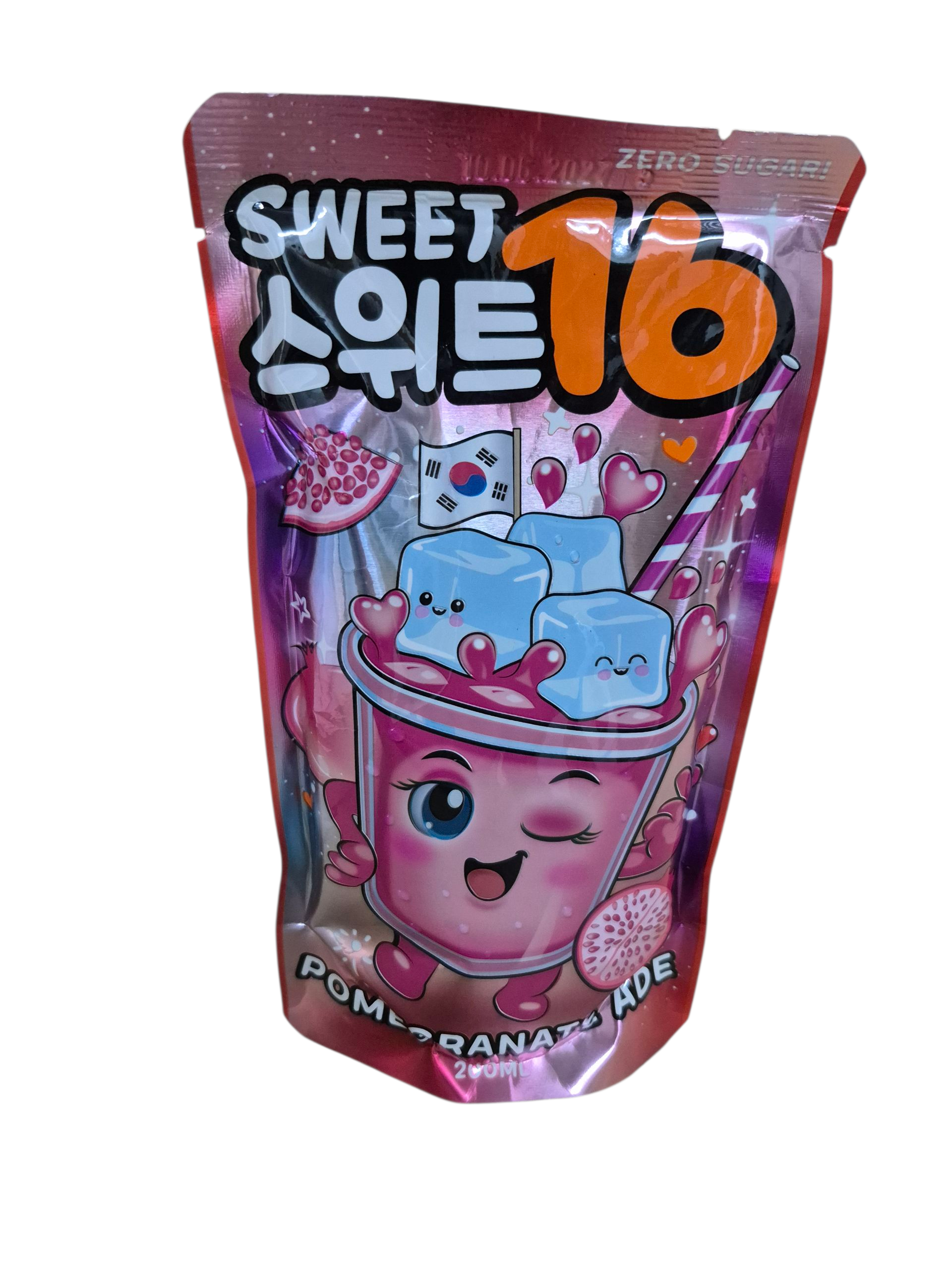Sweet16 - Granatapfel Ade Zero Zucker 200ml