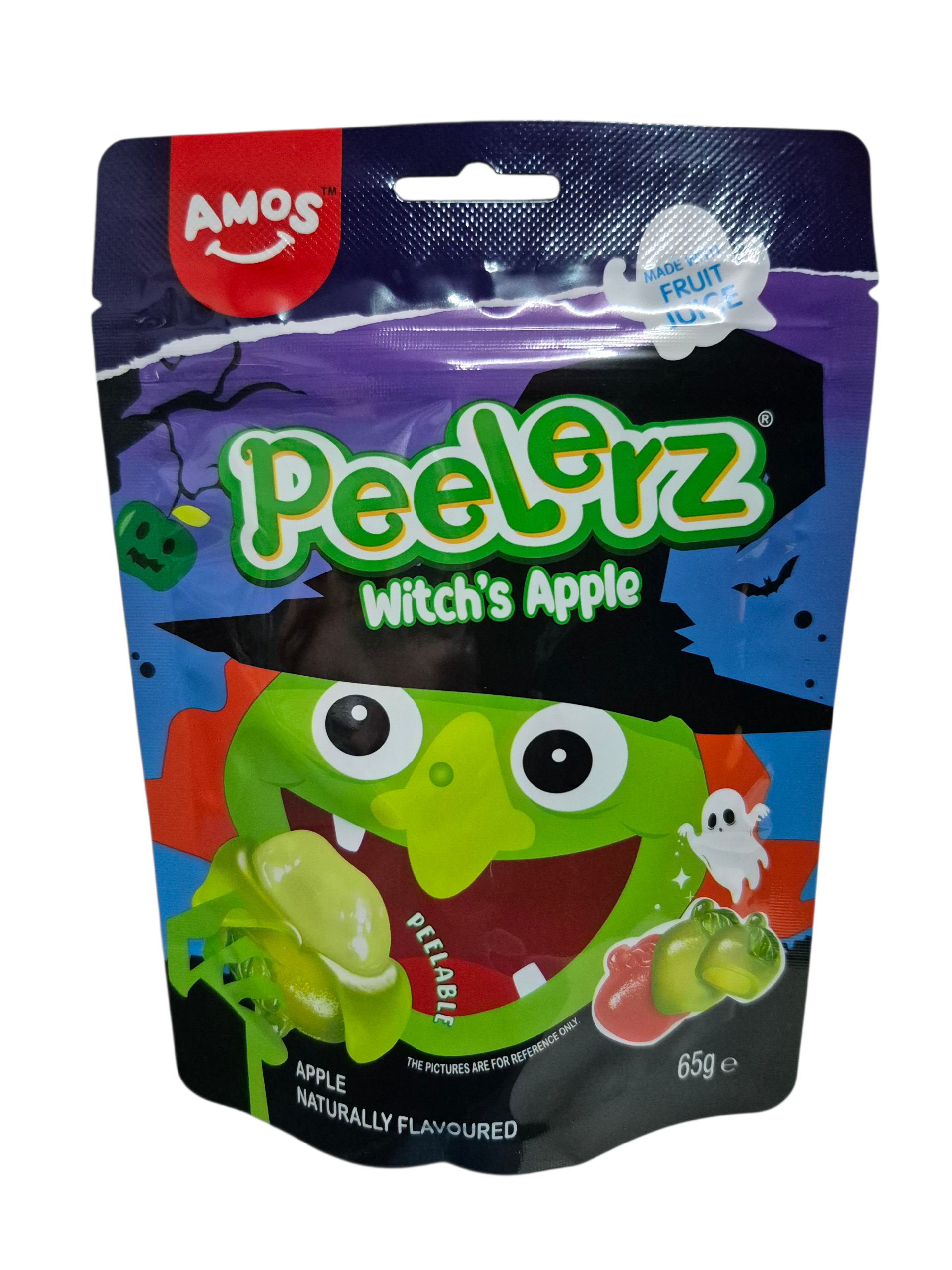 AMOS Peelerz Gummy Witch's Apple Halloween 65g