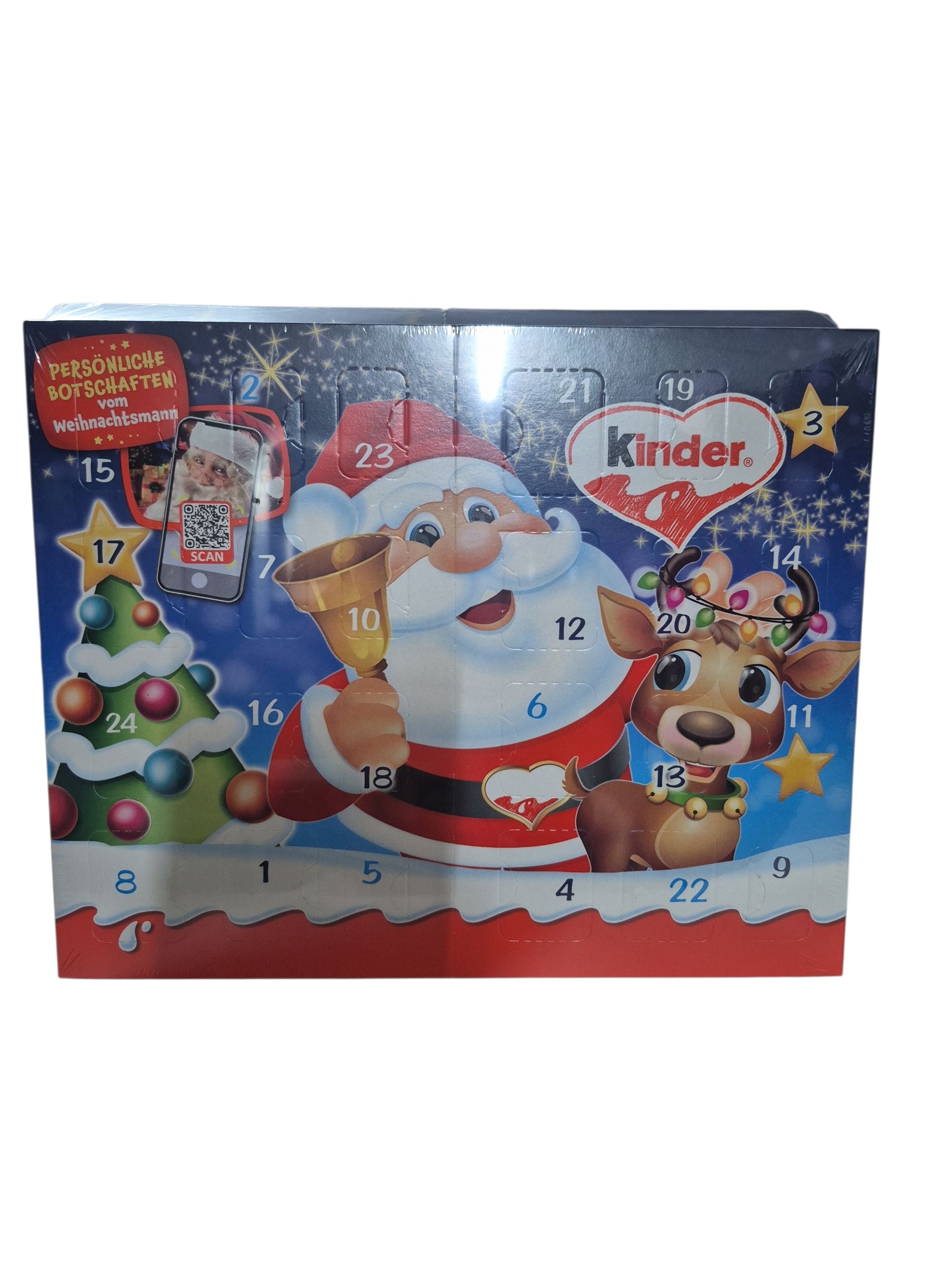 Kinder Mix Tisch Adventskalender mit Vollmilchschokolade 113g