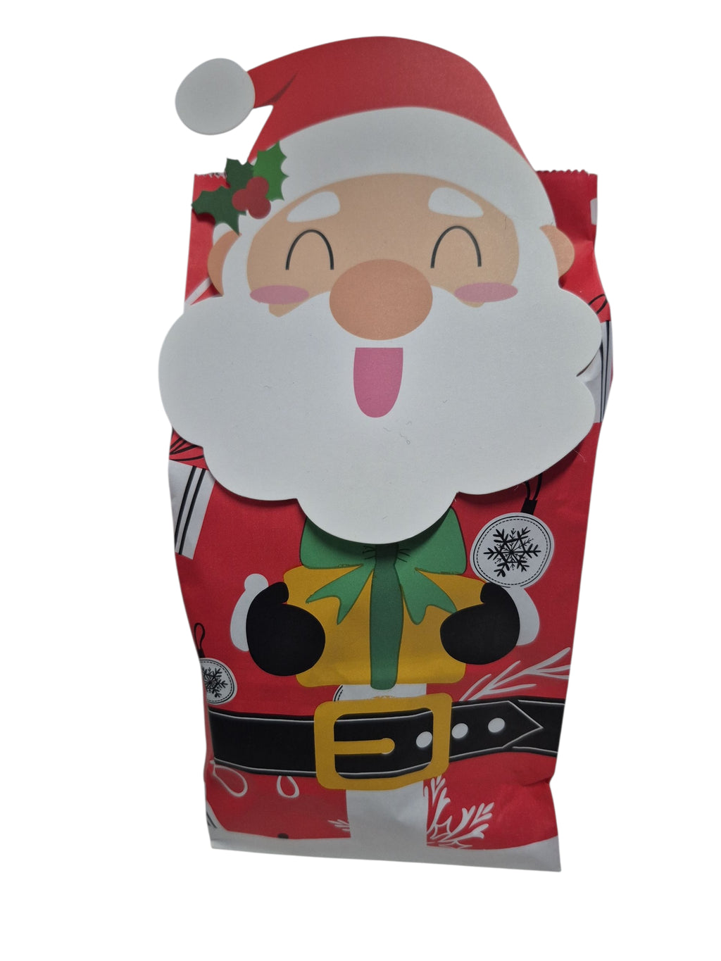 Nikolaus Tüte gefüllt mit Nikolaus, Weihnachts Peeling, Kindercreamy und Kinder Schokobons Crispy