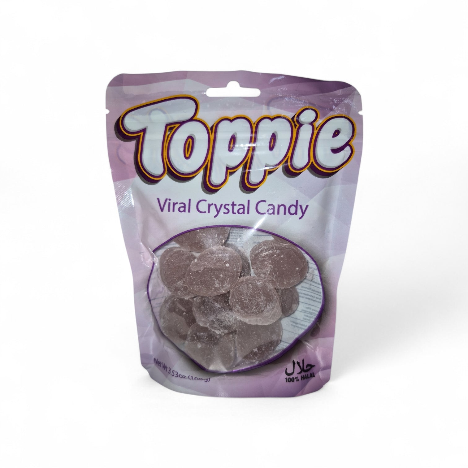 TOPPIE - Viral Crystal Candy  Grape 100g