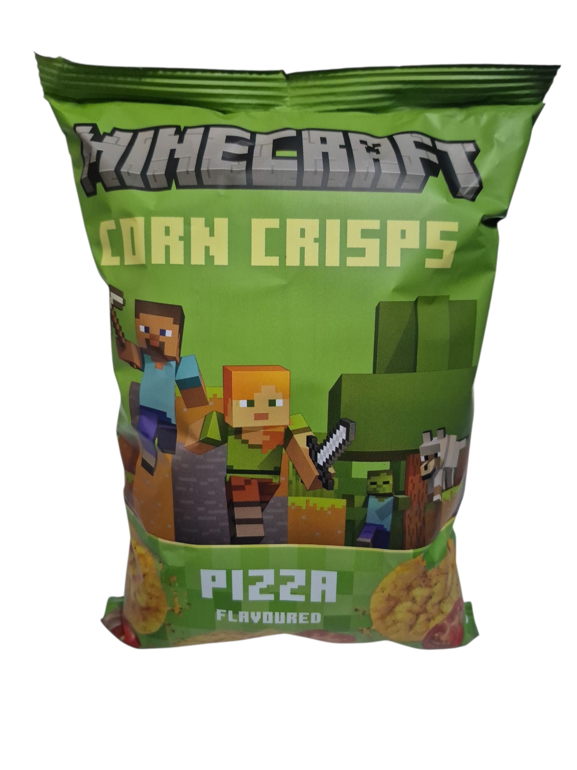 Minecraft Corn Crisps Pizzageschmack 60g