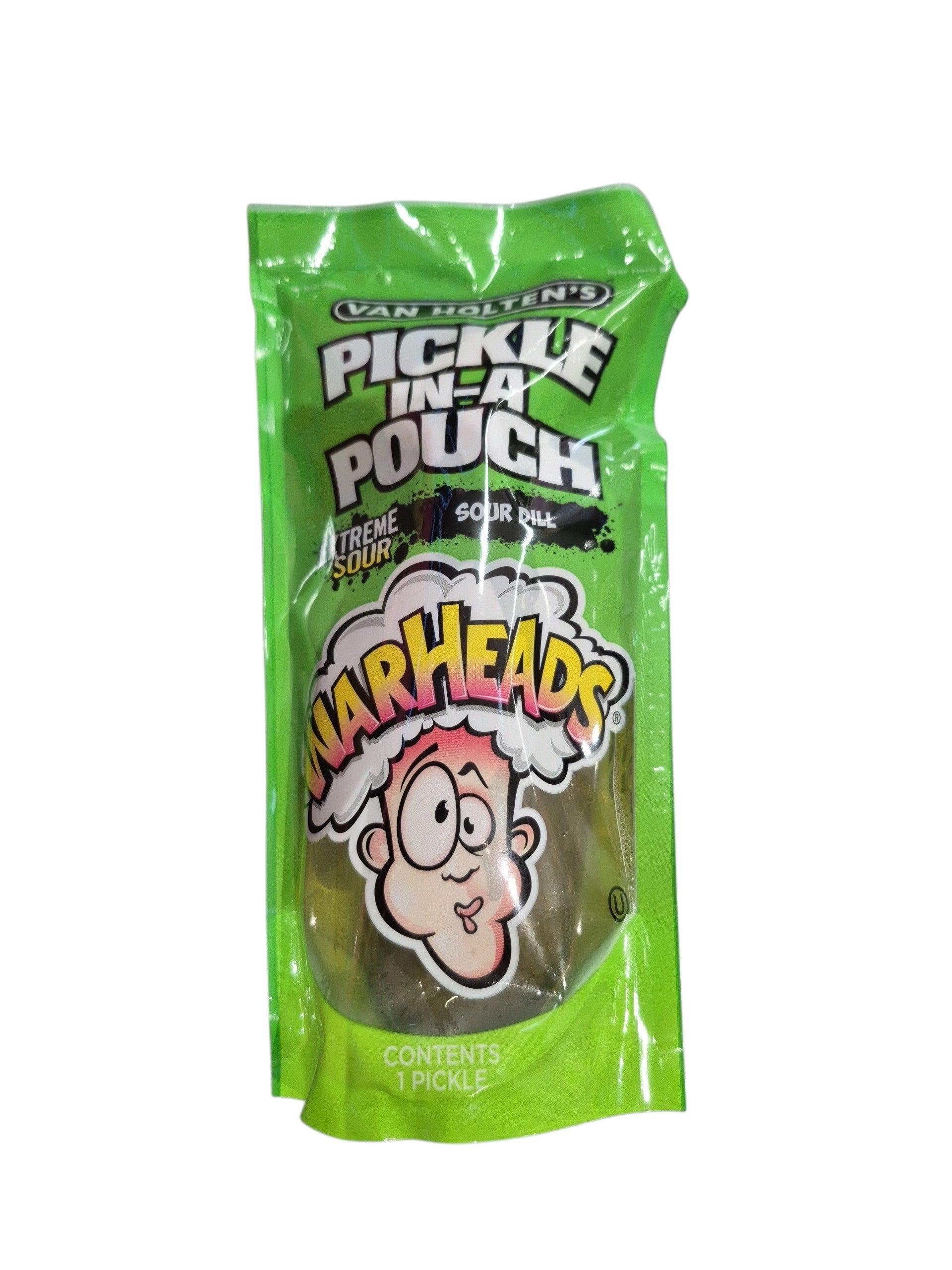Van Holtens Jumbo Warheads Extreme Sour Dill Pickle 306g