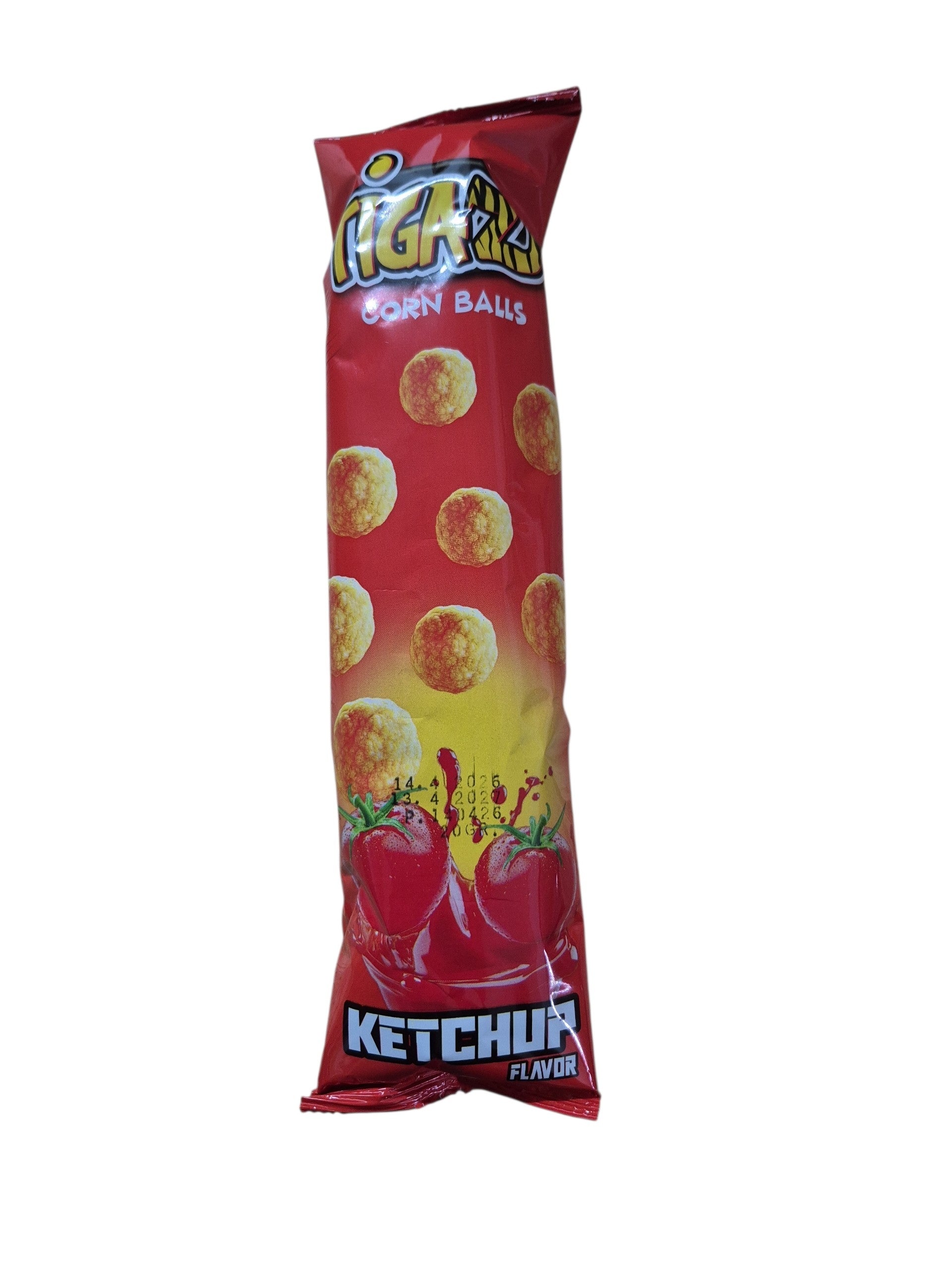 Tigaz Corn Balls Ketchup 20g