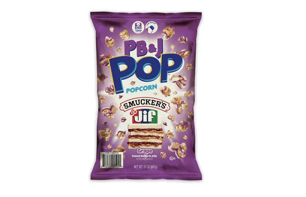 PB&J Peanut Butter & Grape Popcorn 149g