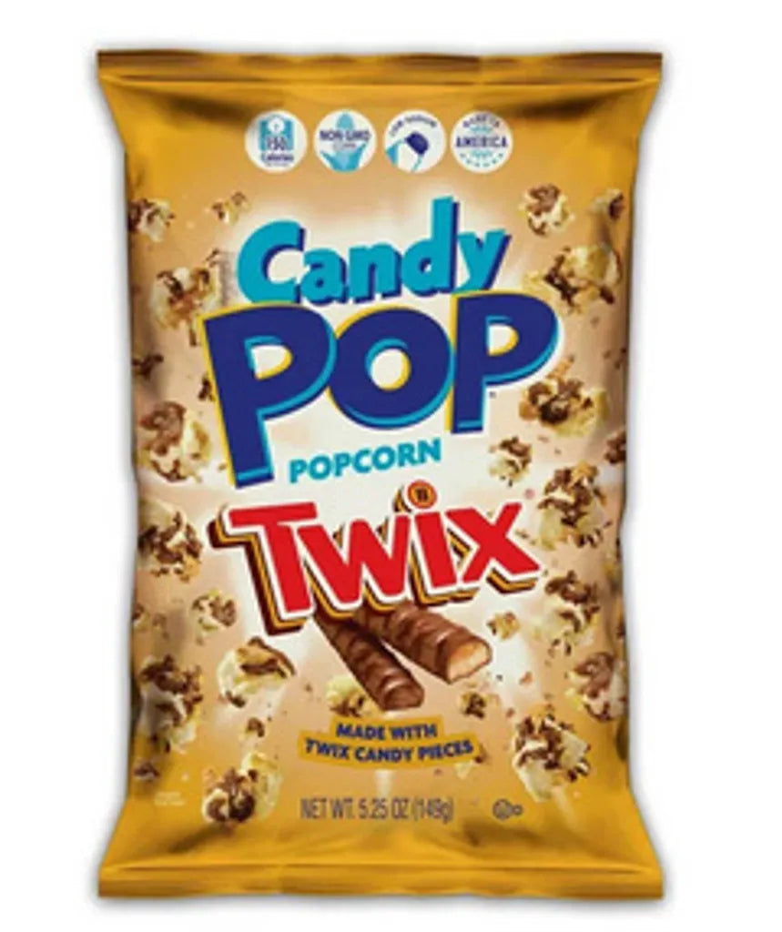 Candy Pop | Twix Popcorn 149g, amerikanische Süßigkeiten, USA