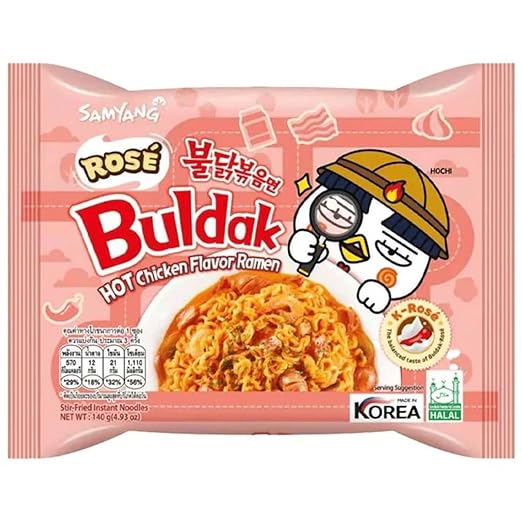 Samyang Buldak Rosé Hot Chicken Flavor Ramen 140g
