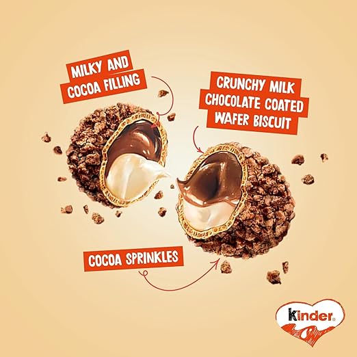 Ferrero | Kinder Schoko Bons Chrispy 67,2g, Schokolade, Creamy, Chrispy MHD:16.07.2025