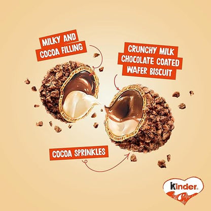 Ferrero | Kinder Schoko Bons Chrispy 67,2g, Schokolade, Creamy, Chrispy MHD:16.07.2025