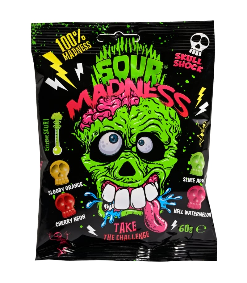 Sour Madness Bonbon Mix extra sauer – 60g  MHD:21.04.2027