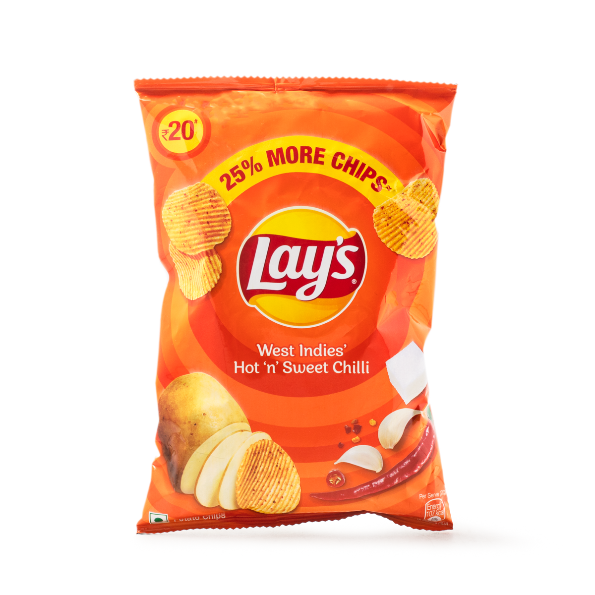 Lay's West Indies Hot 'n' Sweet Chilli 48g MHD:01.09.2026