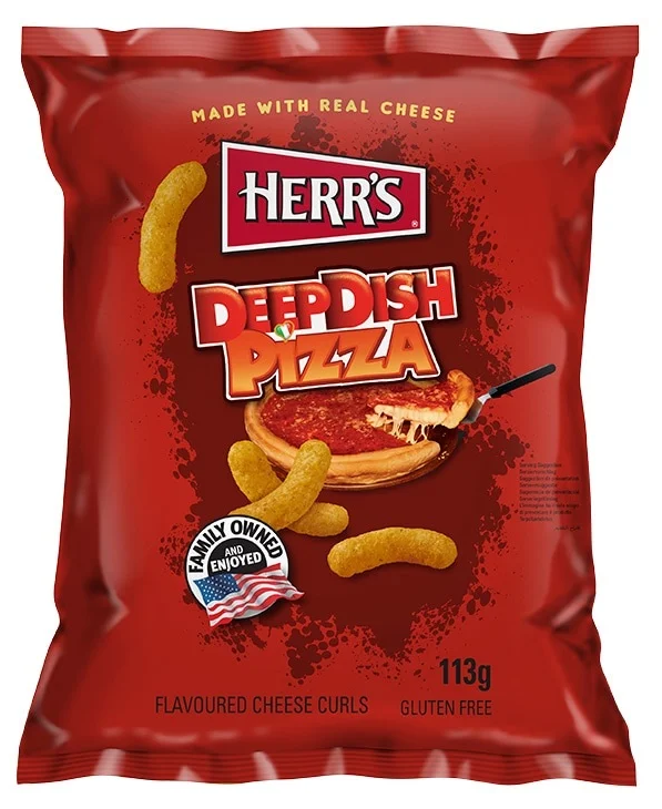 SNACK HERR'S DEEP DISH PIZZA CHEESE 113g