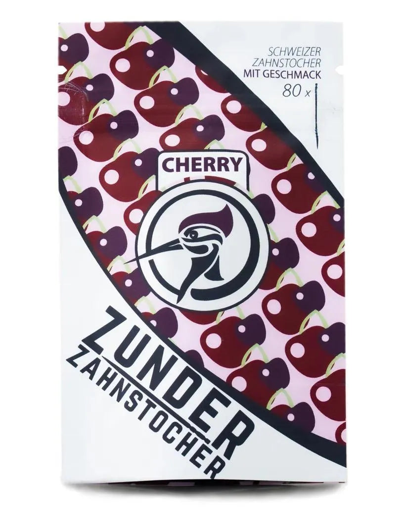 Zunder Zahnstocher mit Geschmack-Cherry