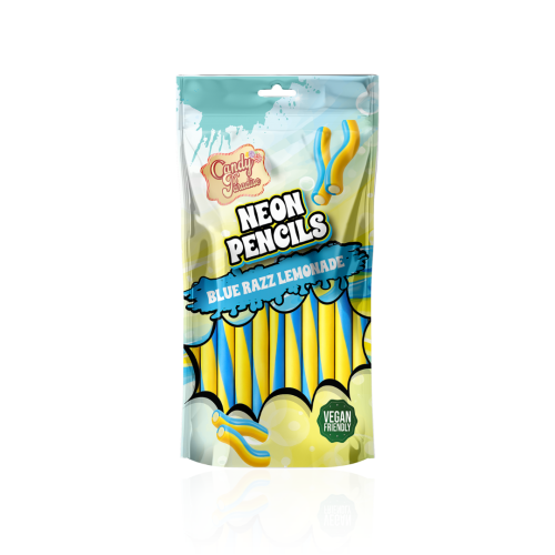 Candy Paradise Neon Pencils Blue Razz Lemonade 130g