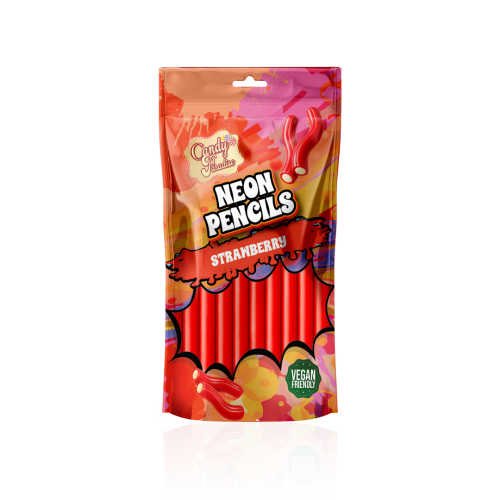 Candy Paradise Neon Pencils Strawberry 130g