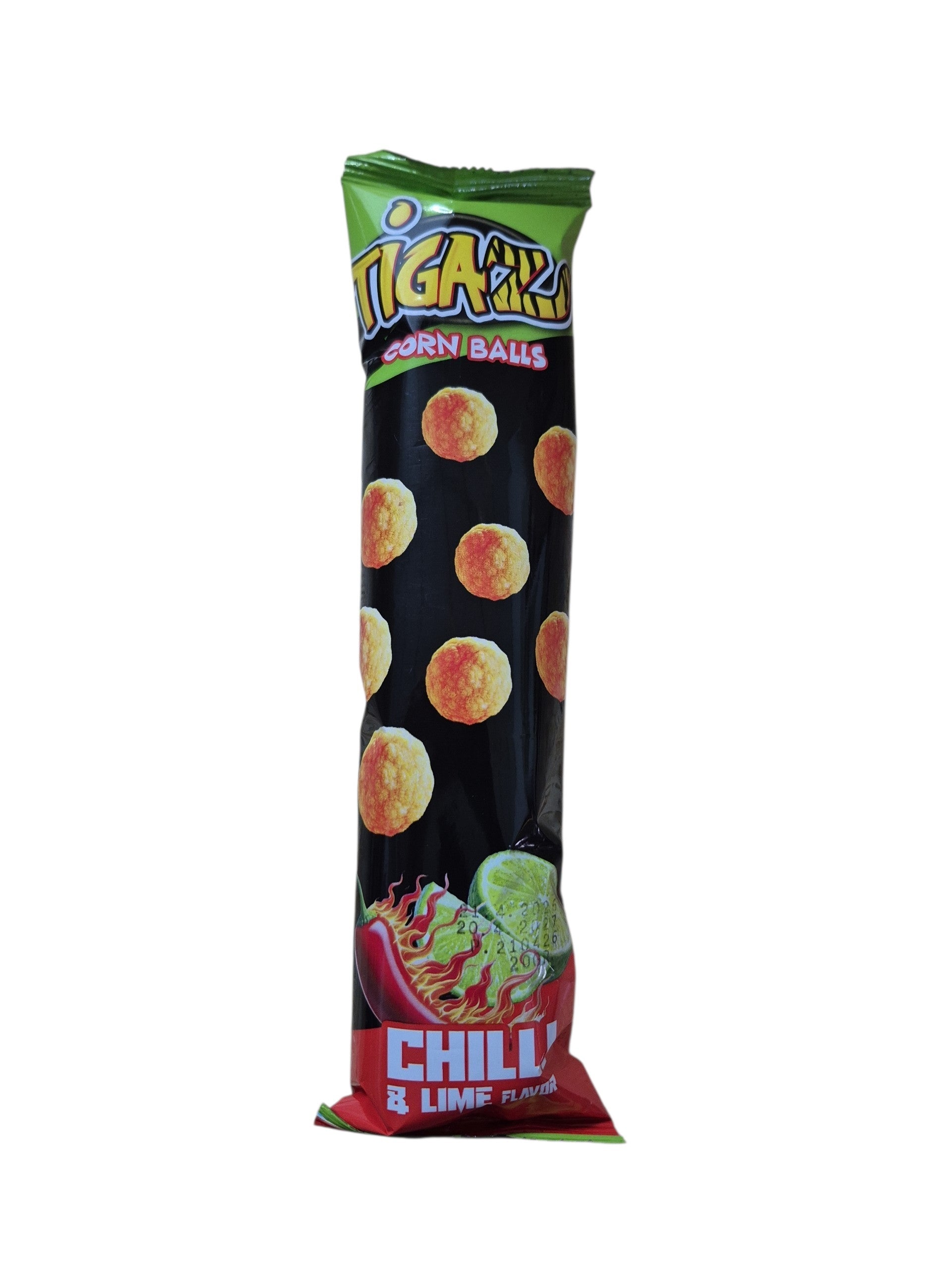 Tigaz Corn Balls Chilli & Lime 20g