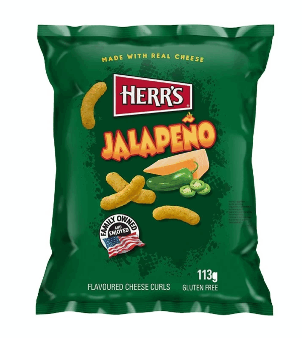 SNACK HERR'S JALAPENO KÄSEKURLEN 113g