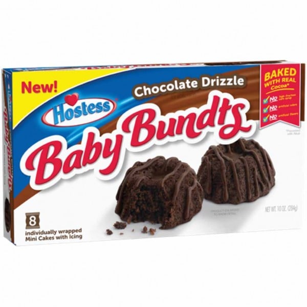 Hostess Baby Bundts Chocolate Drizzle 8er 284g --AUSVERKAUF---