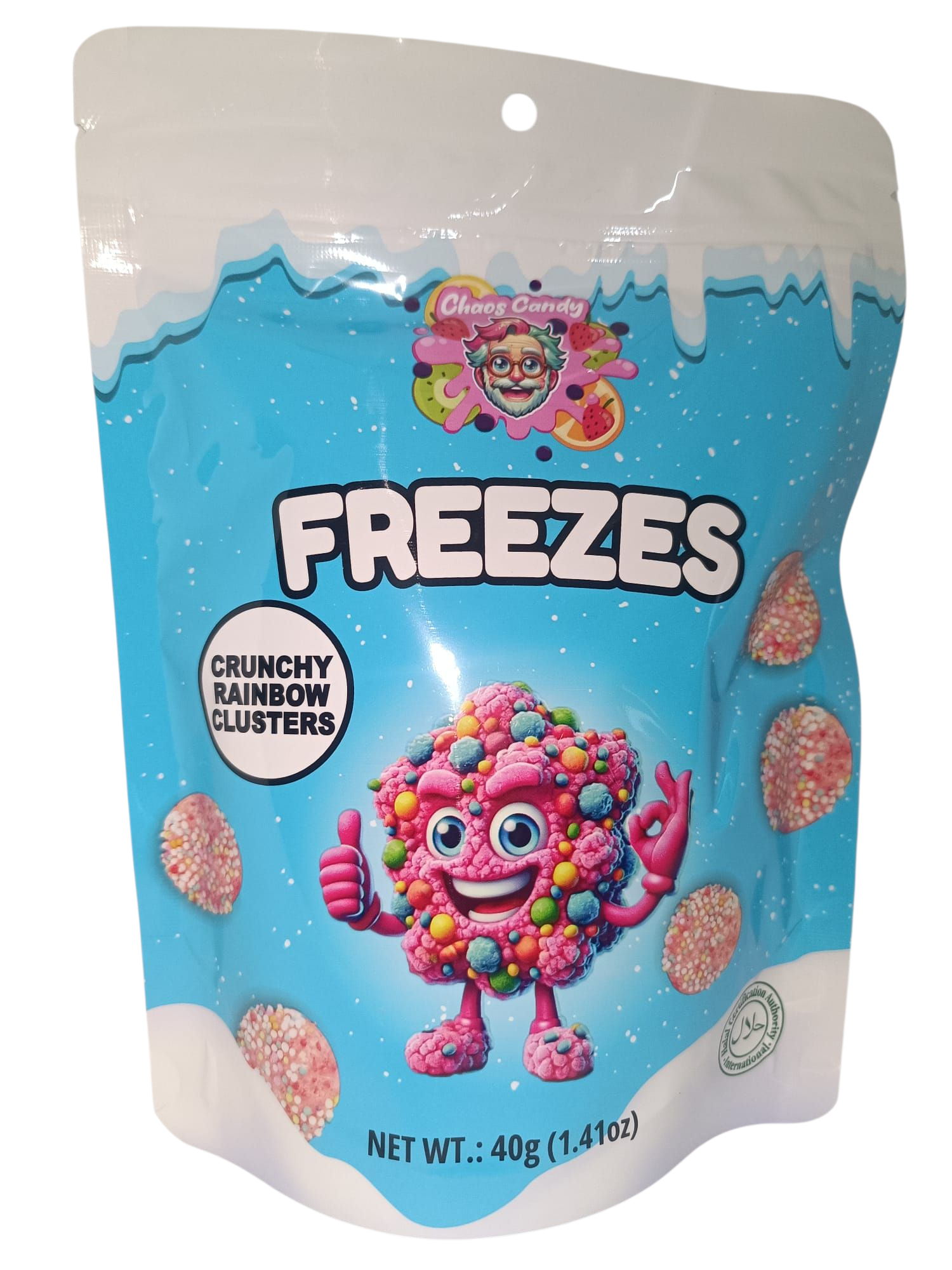 Freeze Crunchy Rainbow Clusters 40g9
