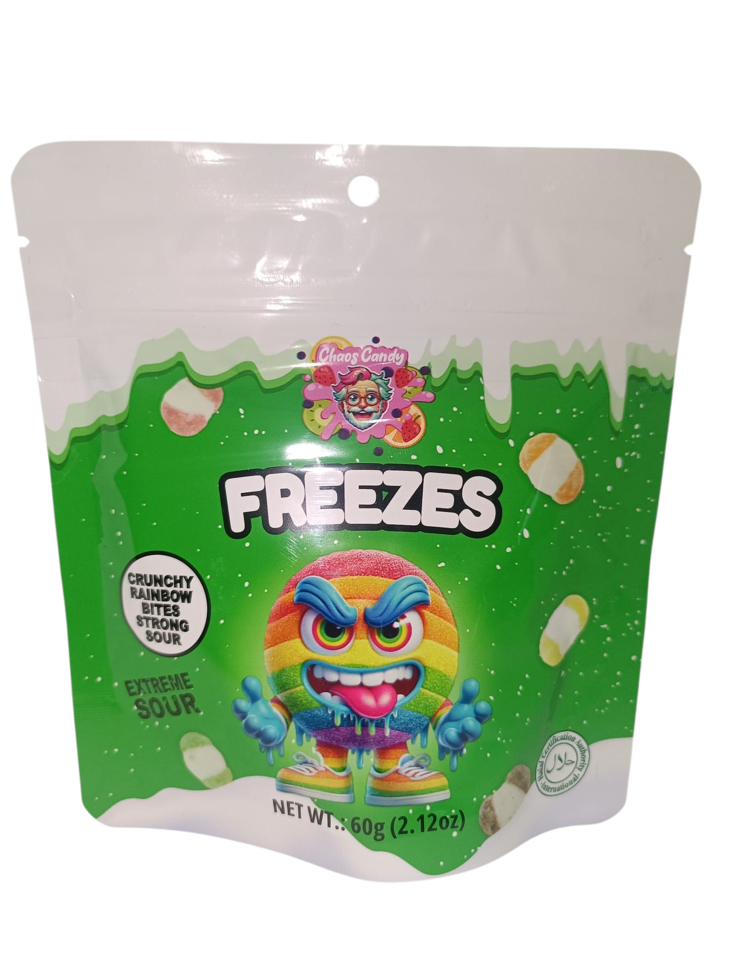 Freezes Crunchy Rainbow extreme Sour 60g