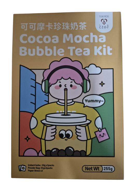 Tokimeki Cocoa Mocha Bubble Tea Kit 255g