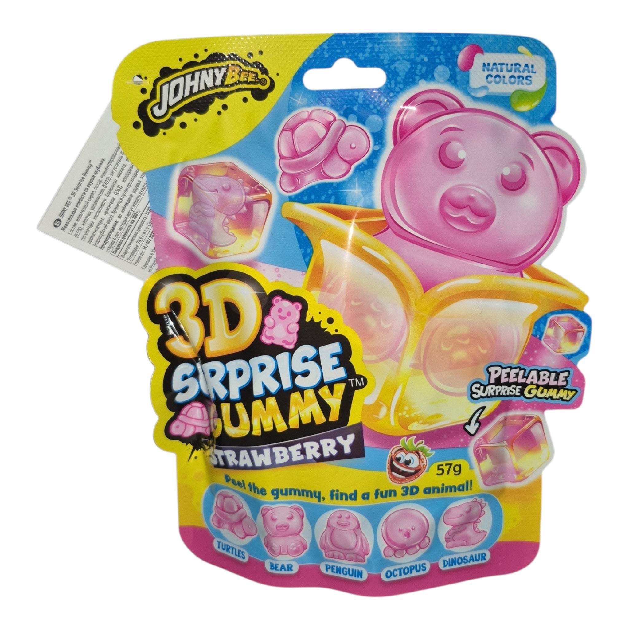 Johny Bee 3D Surprise Gummy 57g MHD:14.10.2028