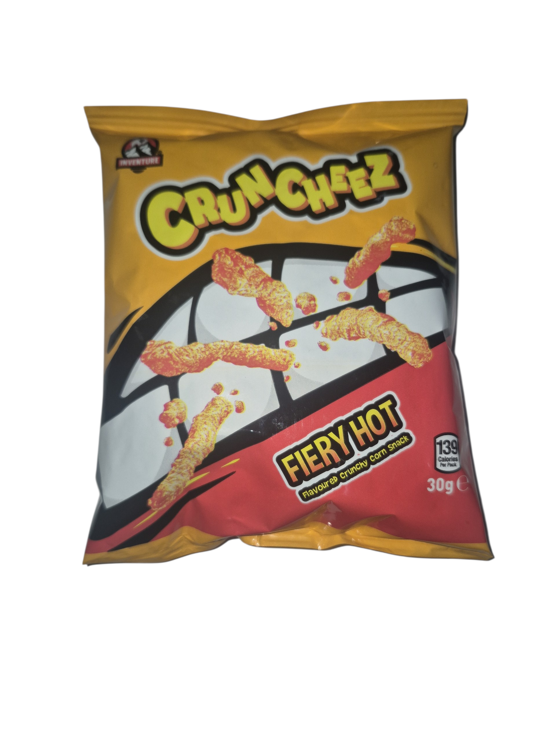 Inventure Cruncheez Fiery Hot 30g