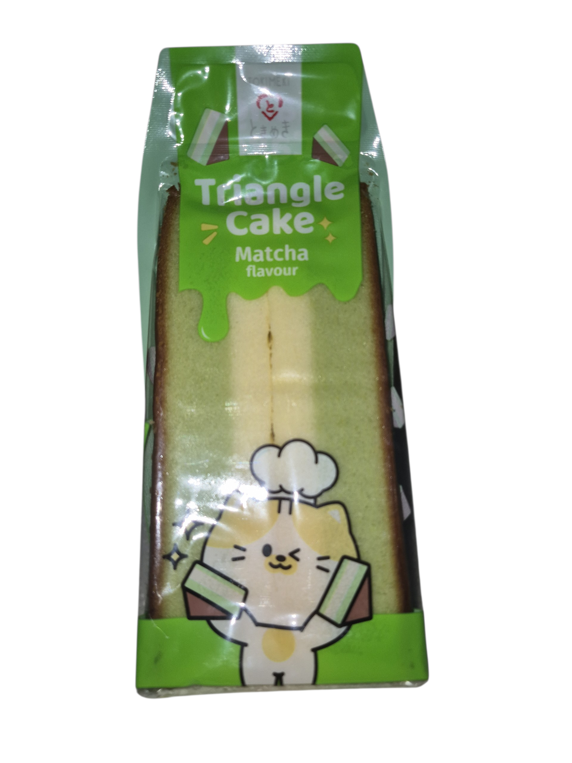 Tokimeki  Triangle Sponge Cake  Matcha  90g