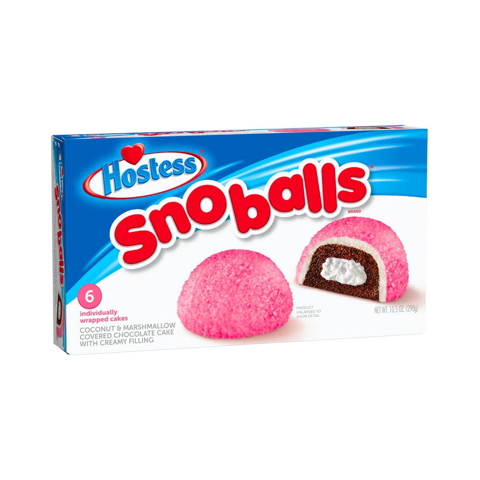 Hostess Snoballs „Pink Cocos“, 6er-Packung
