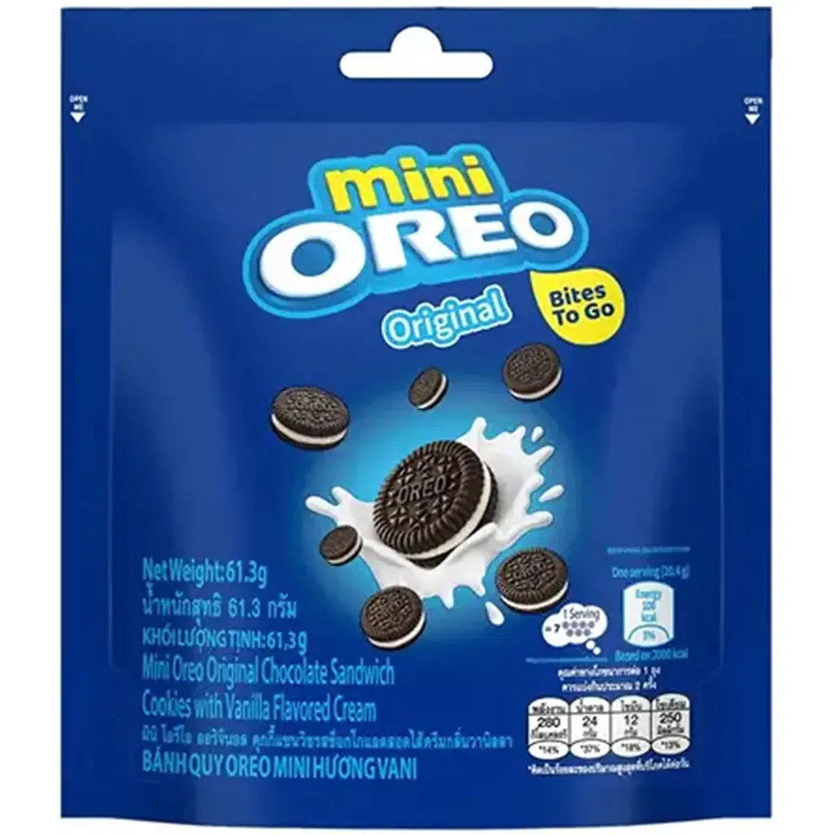 Oreo Mini Vanilla 61,3g MHD:02.09.2025