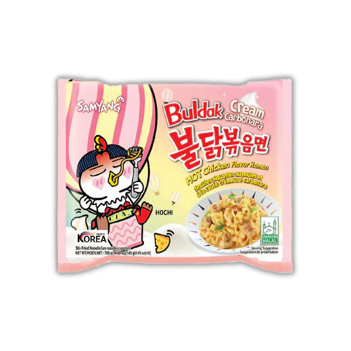 Samyang - Buldak Hot Chicken Flavor - Cream Carbonara 140g