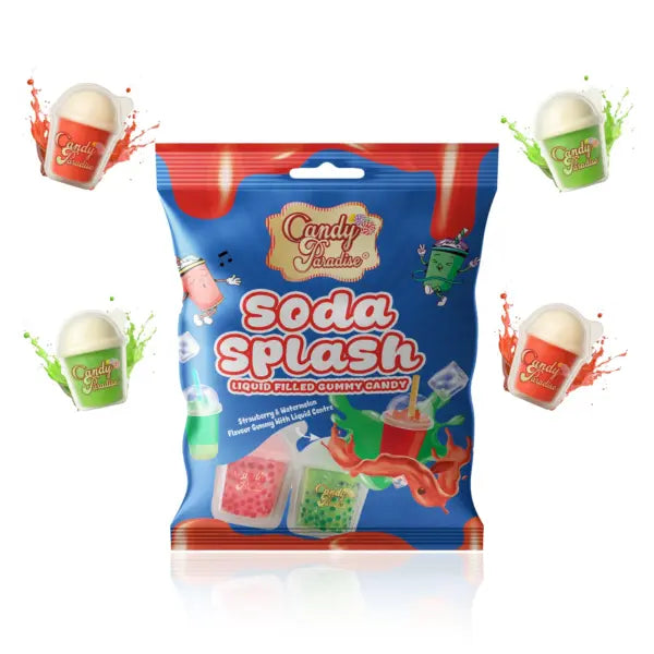 Candy Paradise Soda Splash Liquid Filled Gummy Candy 72g
