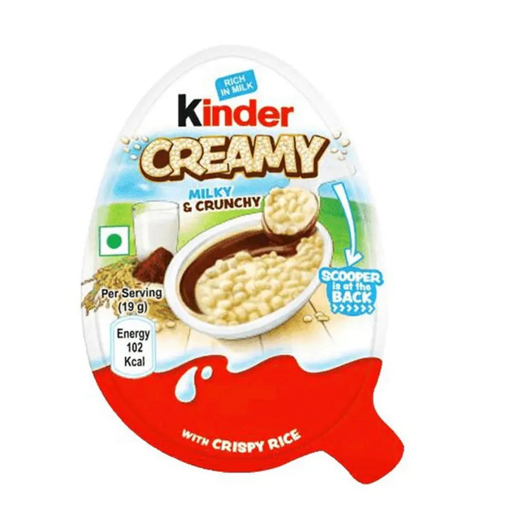 Ferrero Kinder Creamy Milk and Crunchy 19g