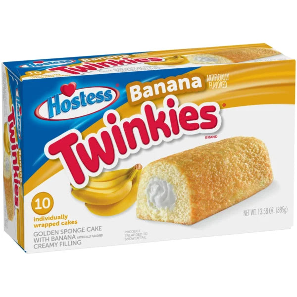 Hostess Banana Twinkies Cake 385g MHD:05.02.2027