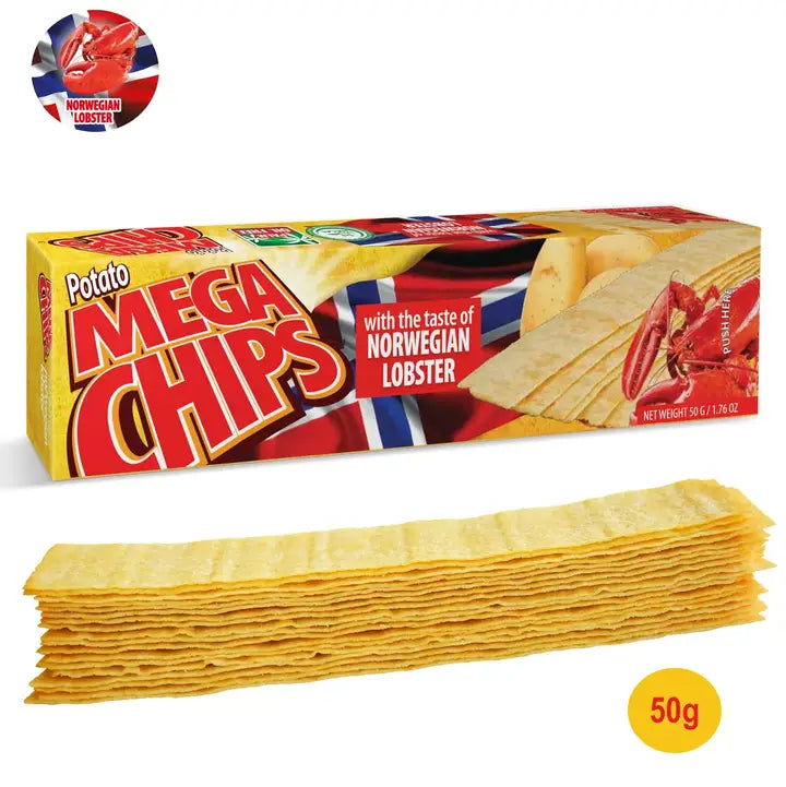 Potato Mega Chips Norwegische Hummergeschmack 50g