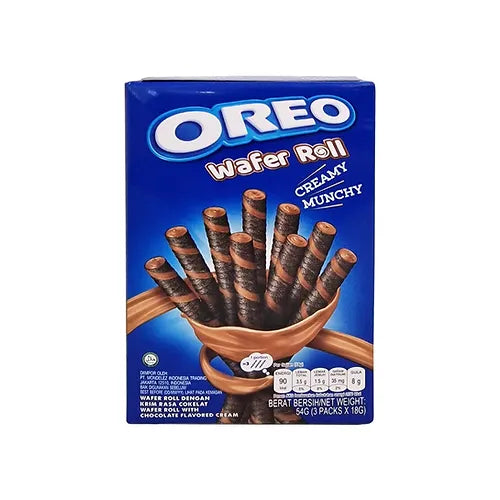 Oreo Wafer Roll Schokolate 3 x 18g