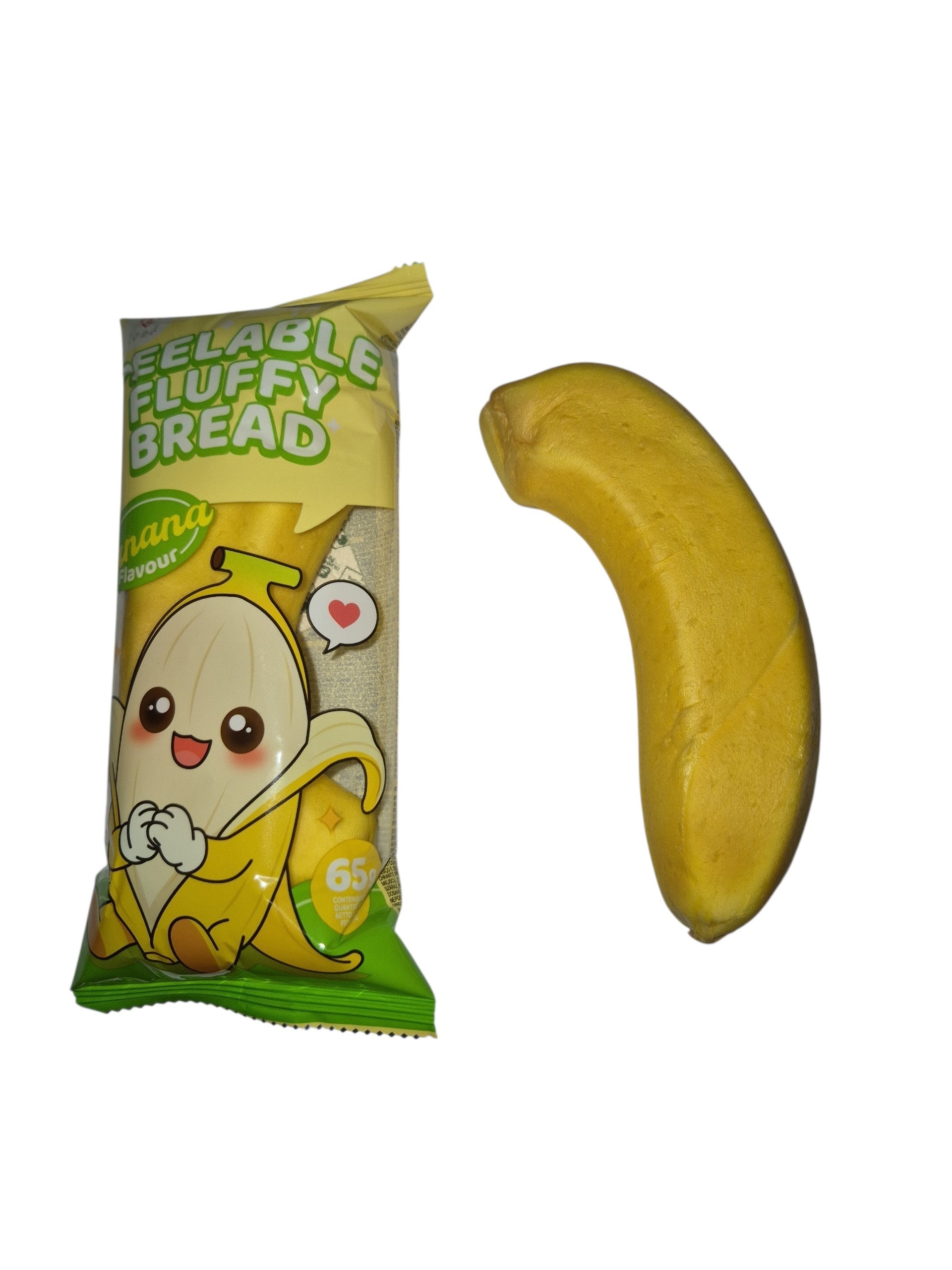Tokimeki Schälbares fluffiges Banane - Bananengeschmack 65g