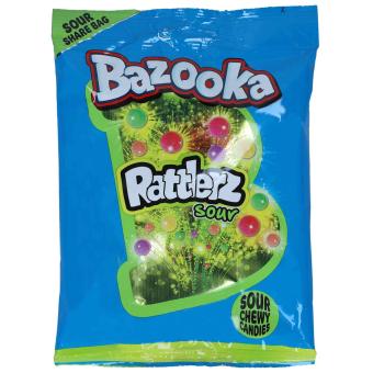 Bazooka Rattlerz Sour 100g