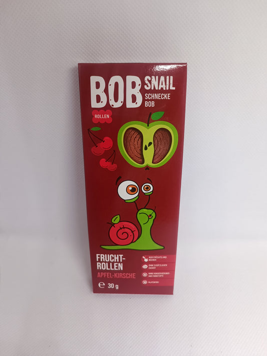 BOB SNAIL Apfel-Kirsch-Fruchtsnack ohne Zuckerzusatz 30 g MHD:01.07.2025