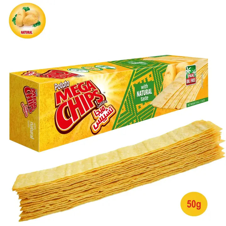 Mega-Chips aus Kartoffeln mit Salz 50g