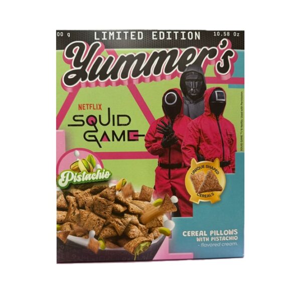 YUMMERS SQUID GAME Pistazie CEREAL 300g MHD:06.09.2025