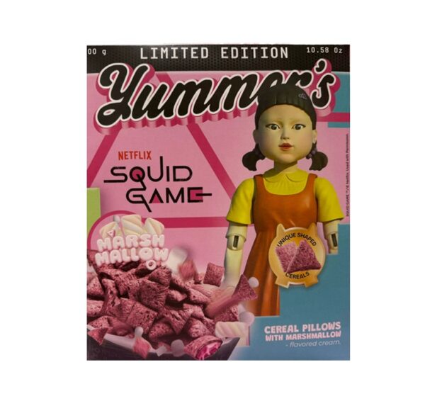 YUMMERS SQUID GAME MARSHMELLOW CEREAL 300g MHD:06.09.2025